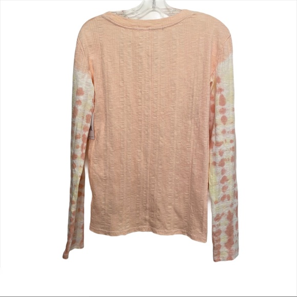Free People Big Sur with Tie Dye Long Sleeves Size L - Picture 4 of 6